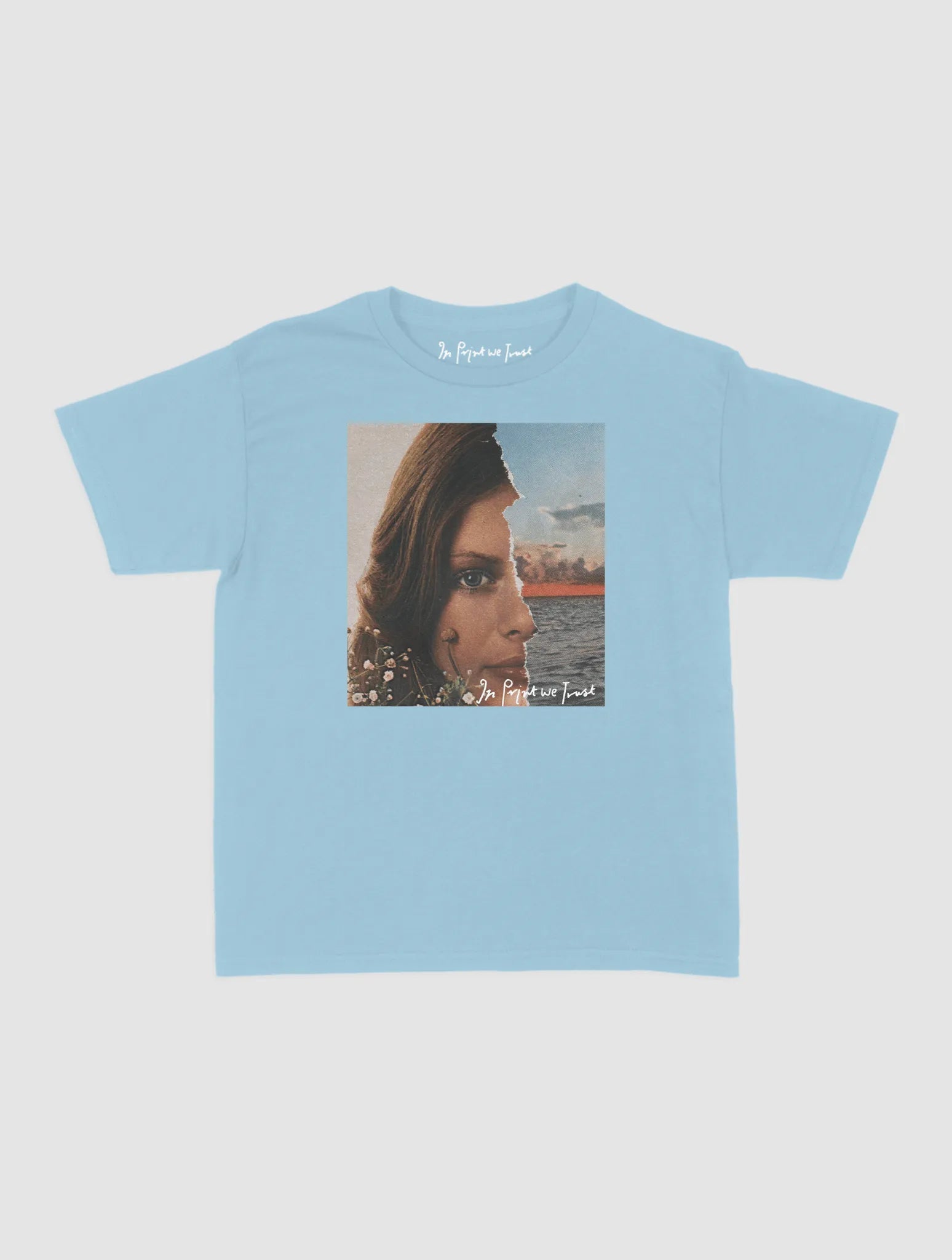 ocean eyes baby tee - In Print We Trust
