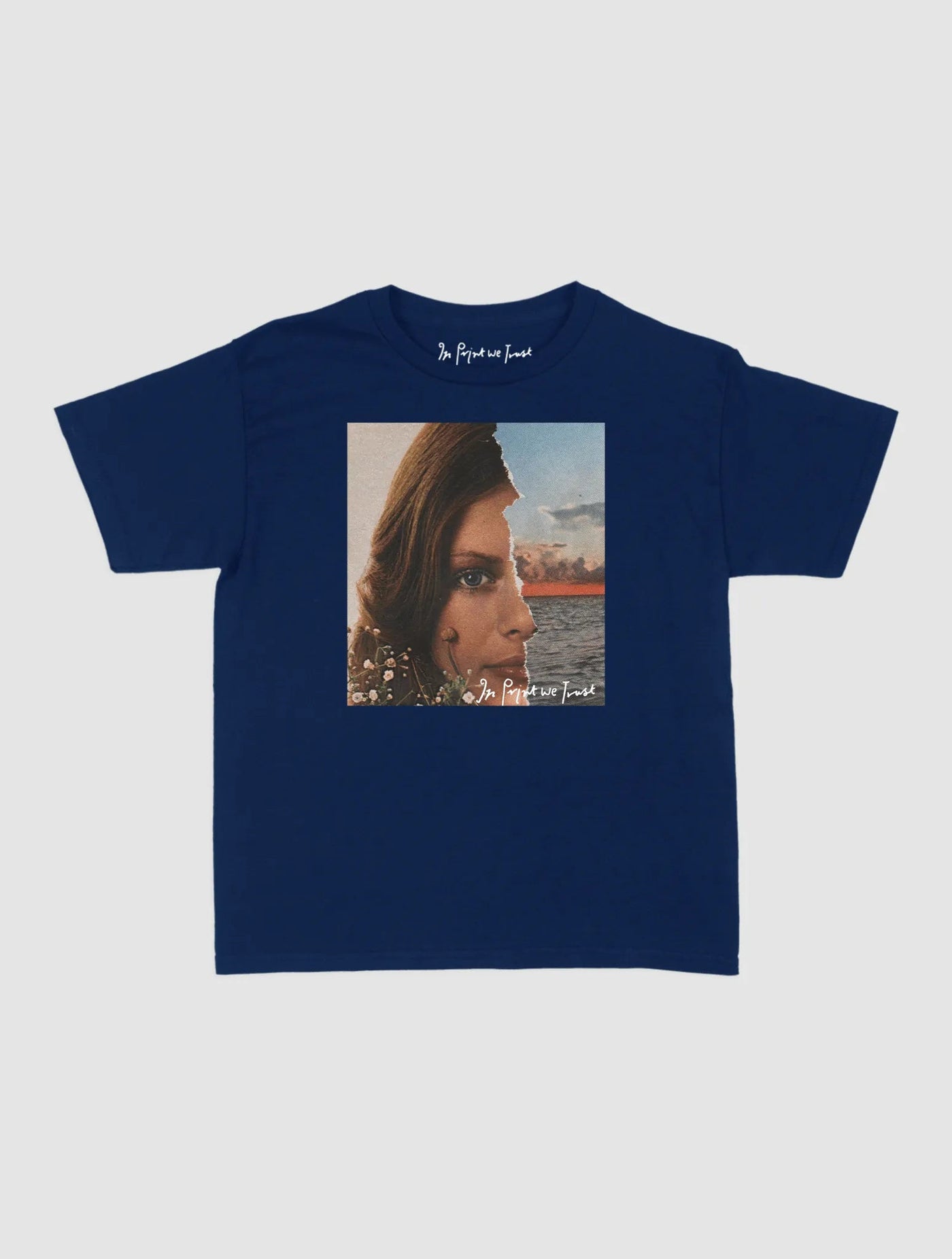 ocean eyes baby tee - In Print We Trust