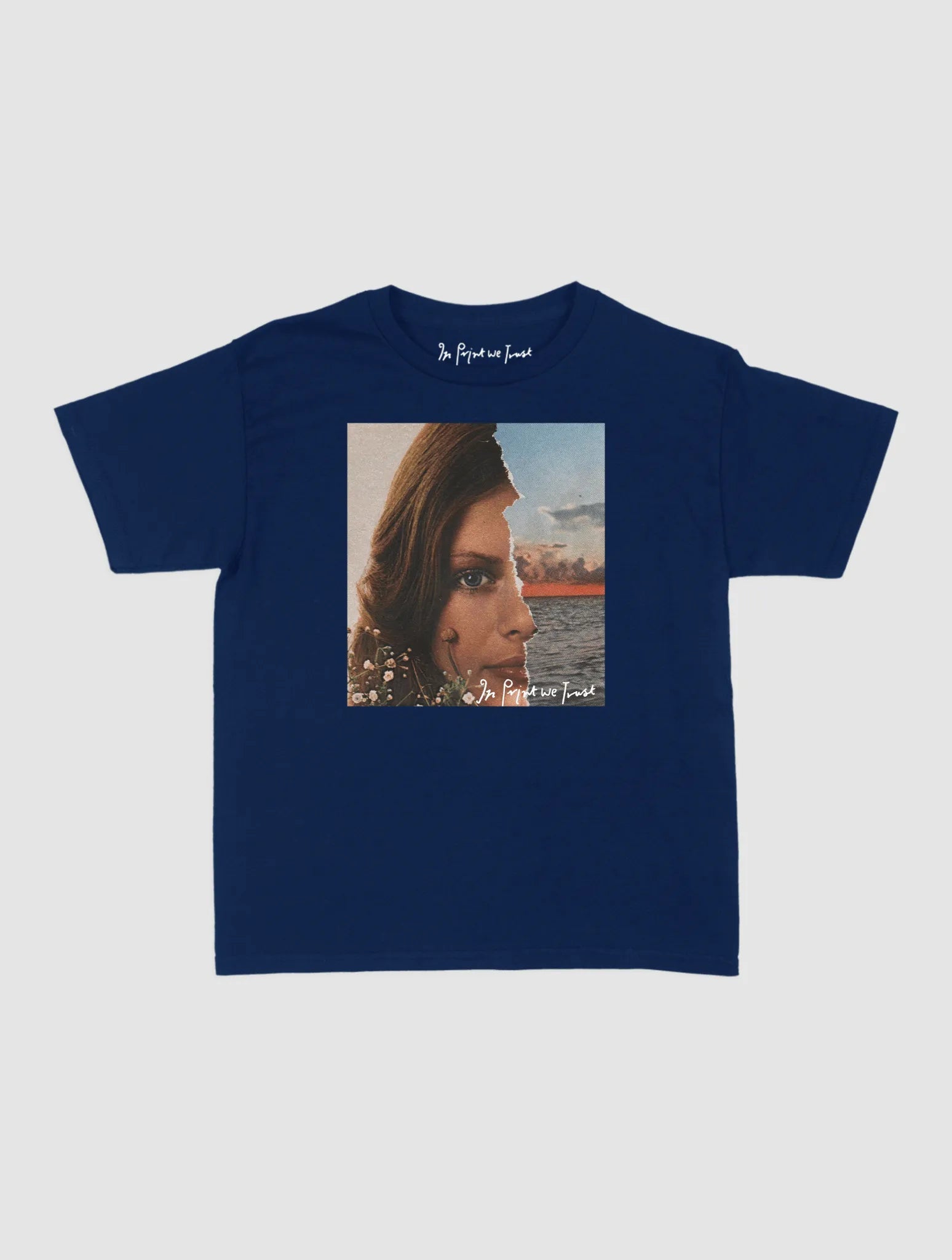 ocean eyes baby tee - In Print We Trust