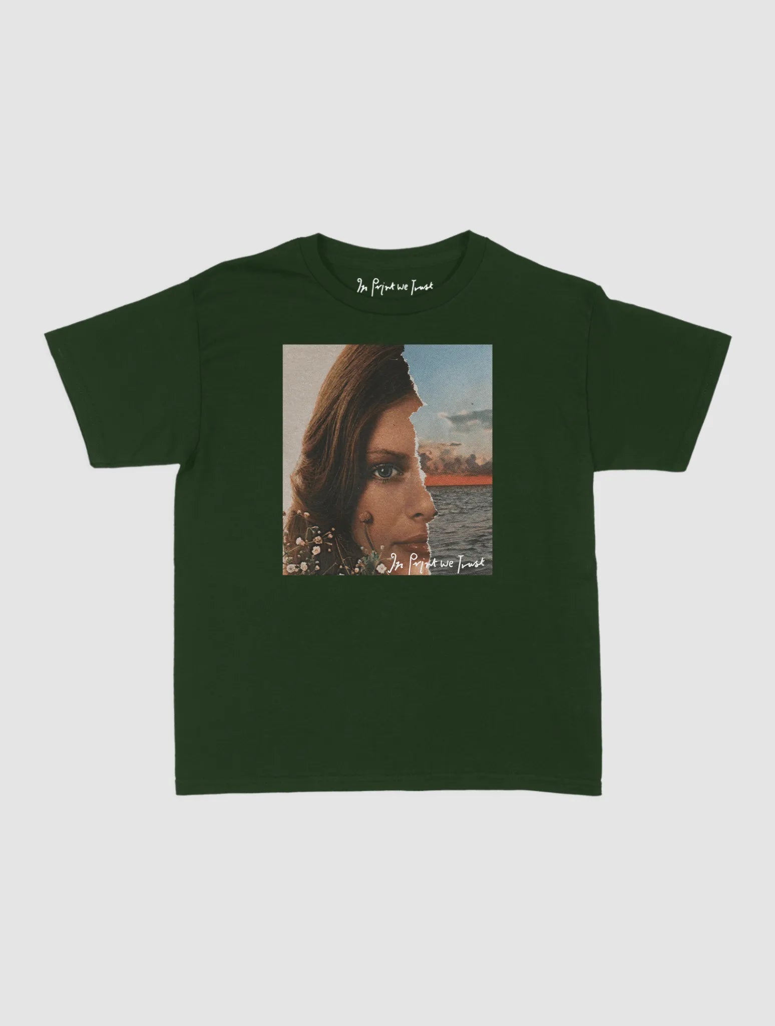 ocean eyes baby tee - In Print We Trust
