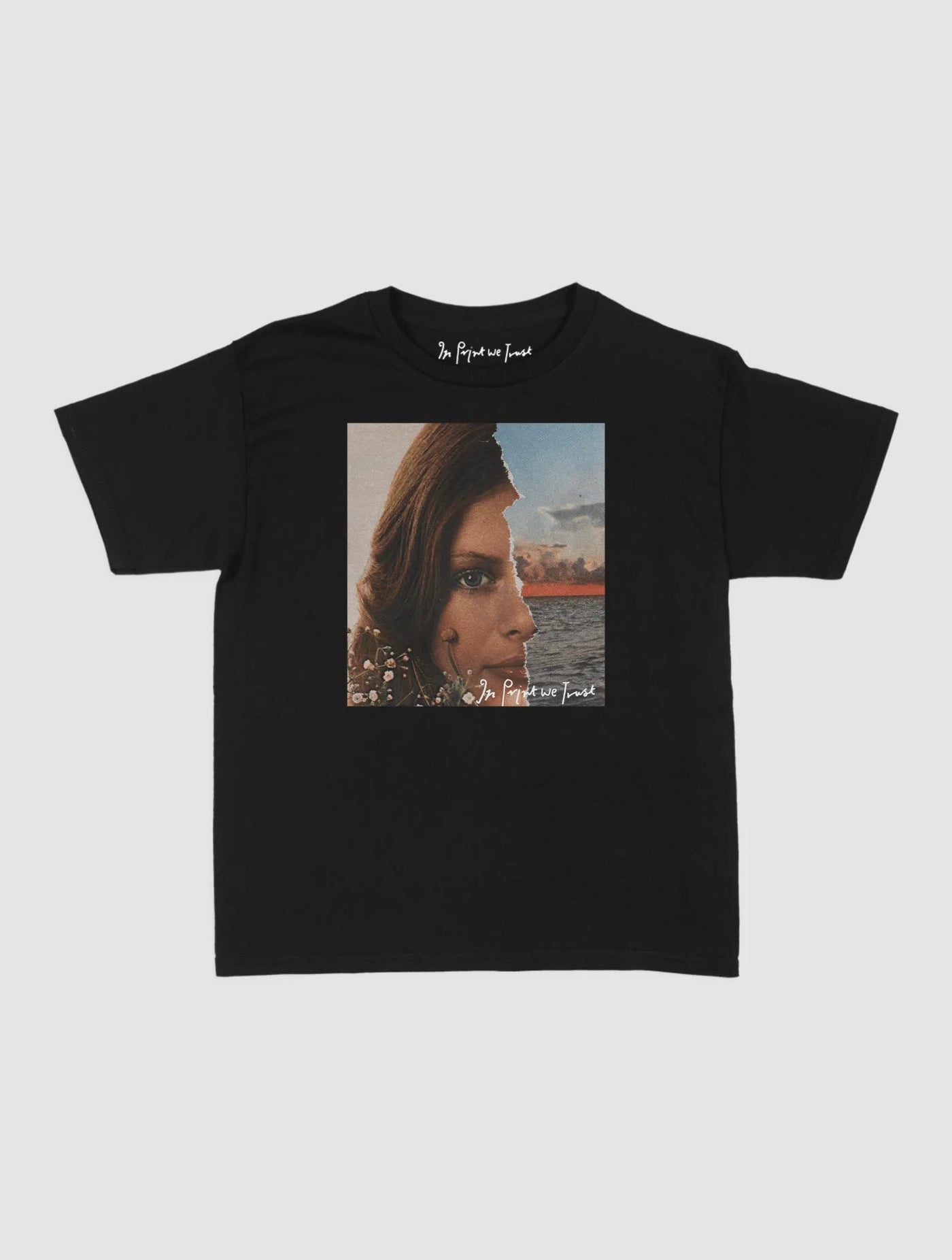 ocean eyes baby tee - In Print We Trust
