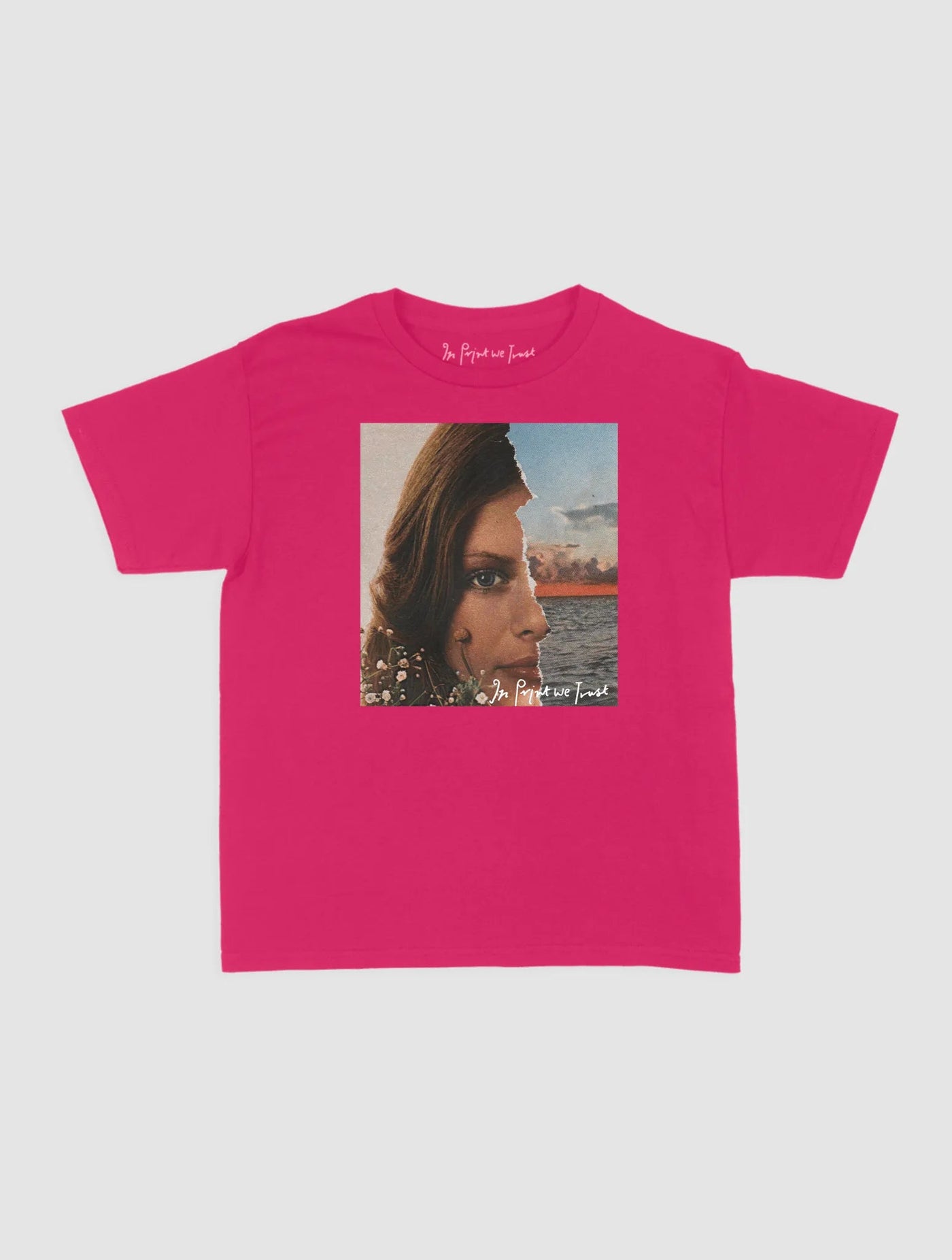ocean eyes baby tee - In Print We Trust