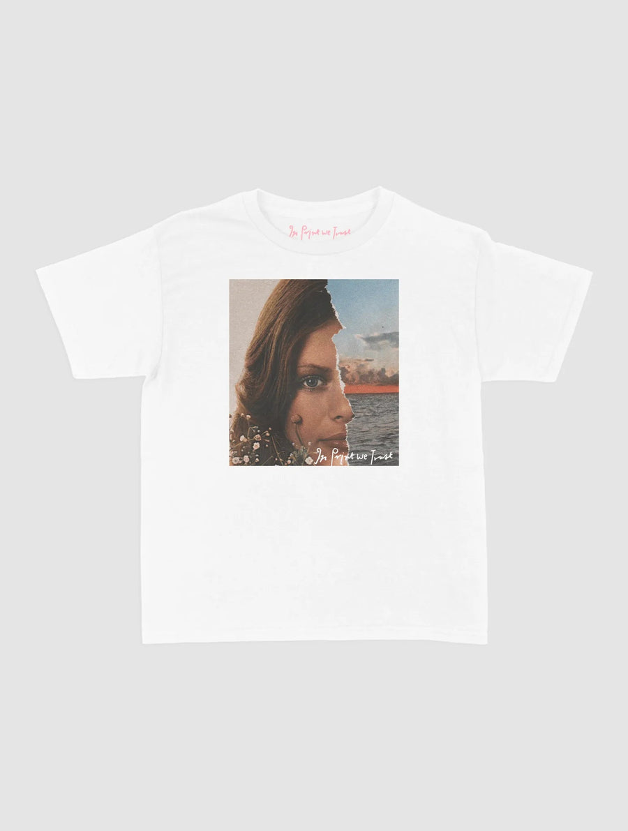 ocean eyes baby tee - In Print We Trust