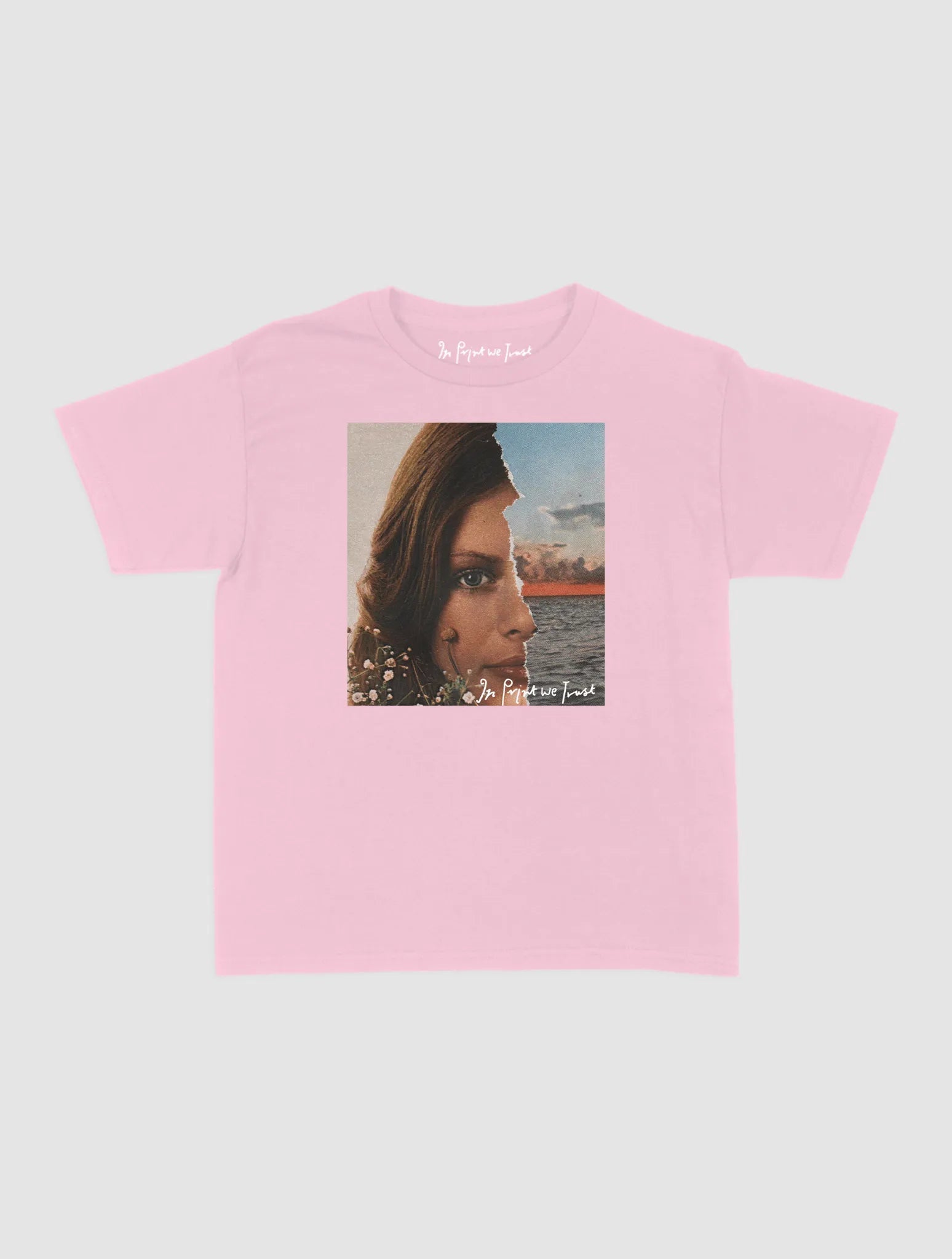 ocean eyes baby tee - In Print We Trust