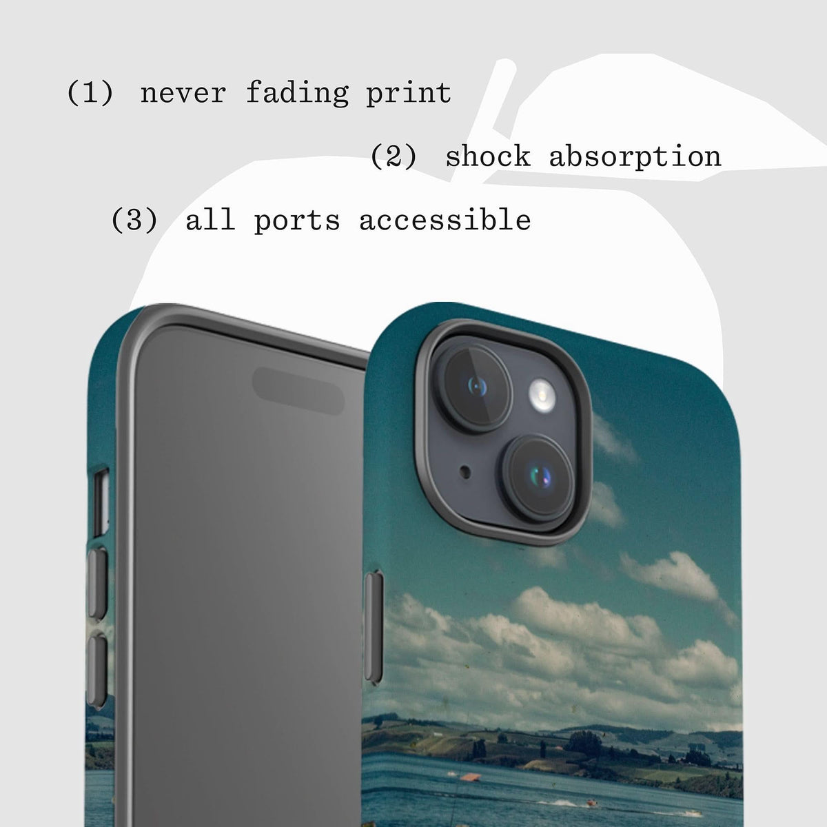 ocean tough iPhone case - In Print We Trust