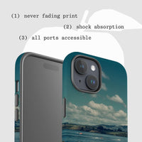 ocean tough iPhone case - In Print We Trust