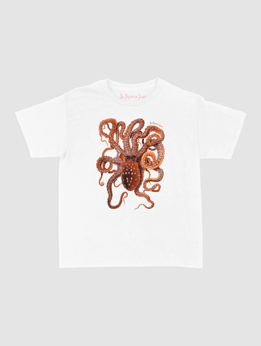 octopus baby tee - In Print We Trust