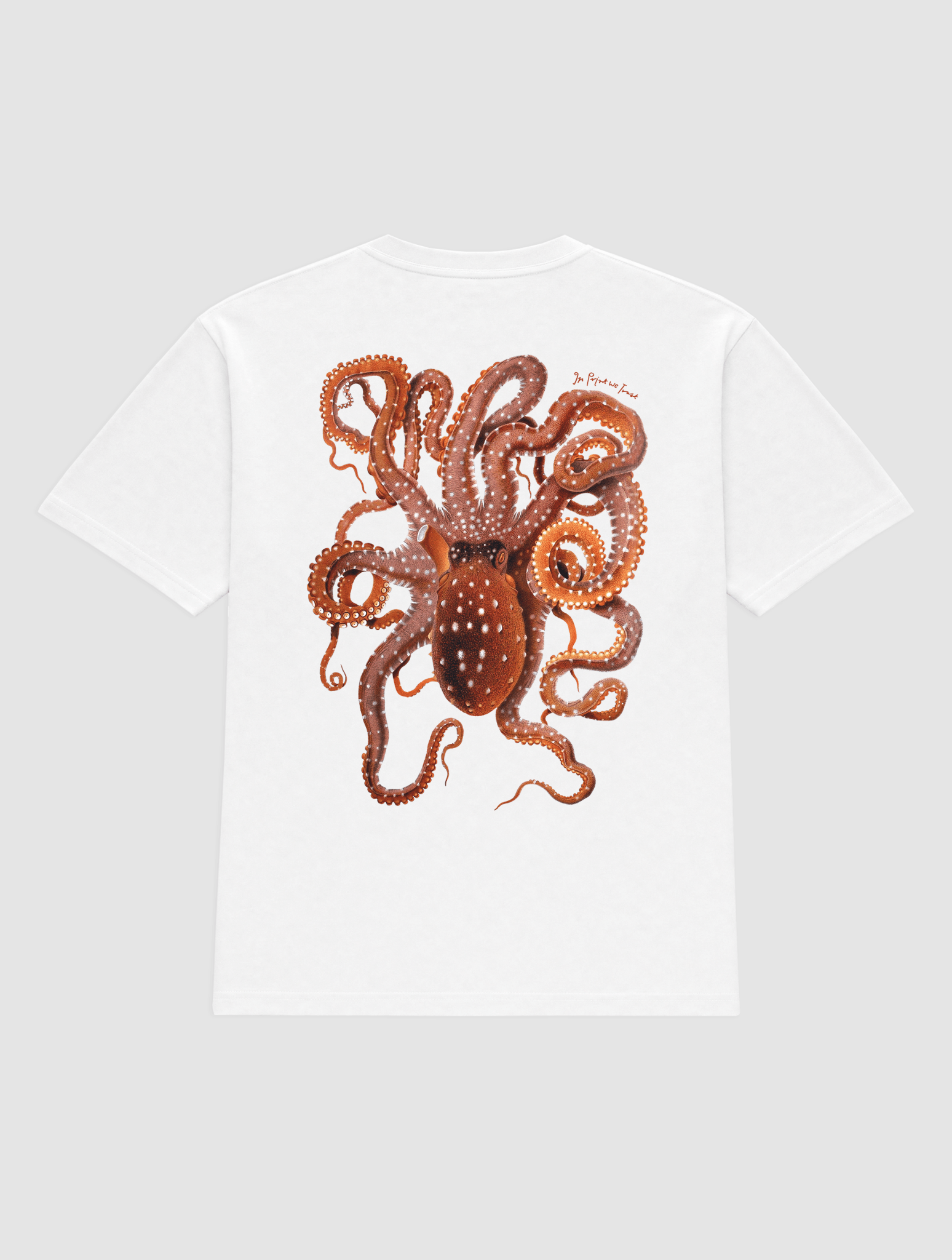 octopus heavyweight tee - In Print We Trust