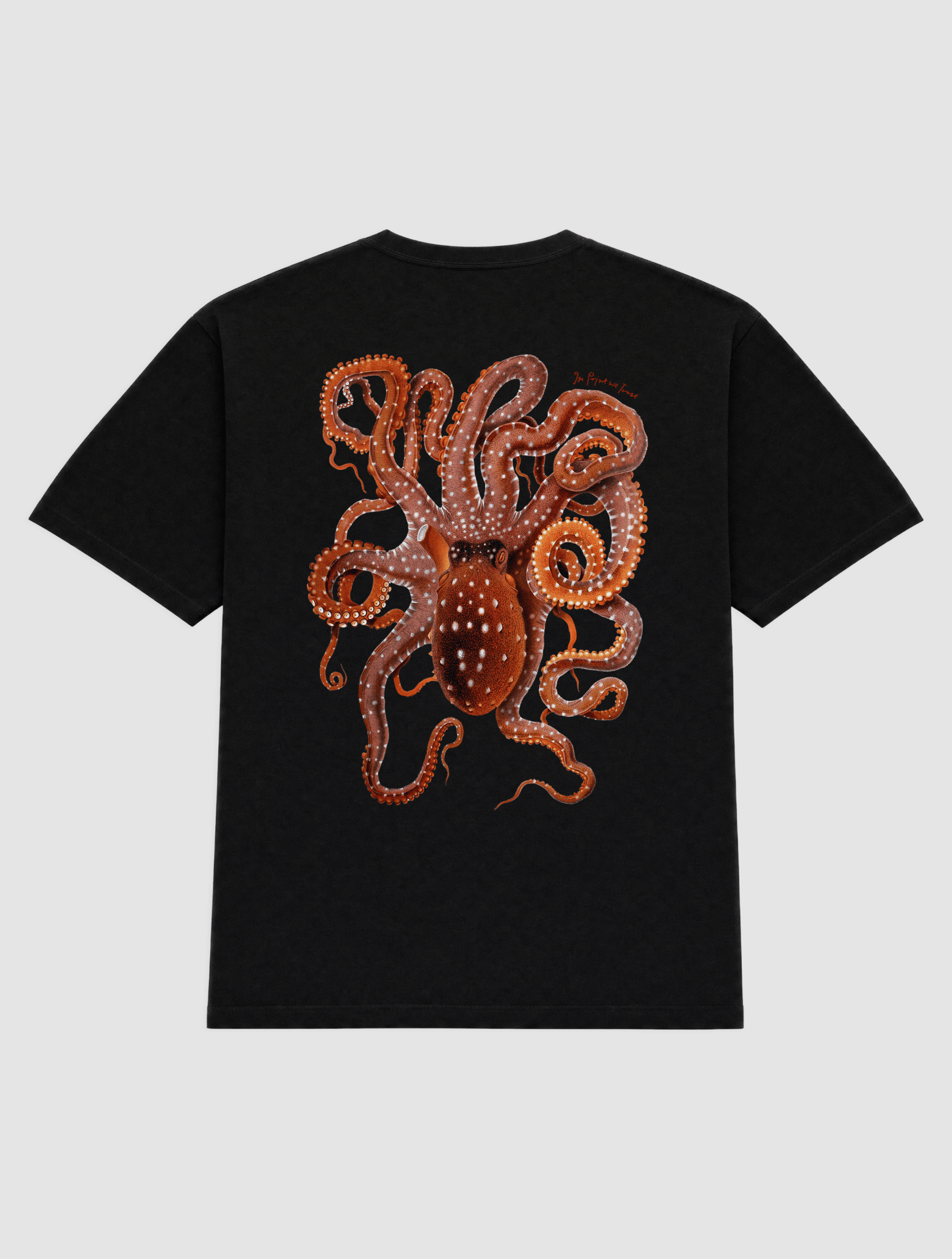 octopus heavyweight tee - In Print We Trust