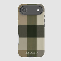 olive tough iPhone case - In Print We Trust