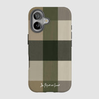 olive tough iPhone case - In Print We Trust