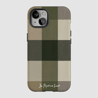 olive tough iPhone case - In Print We Trust