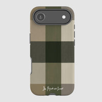 olive tough iPhone case - In Print We Trust