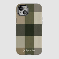 olive tough iPhone case - In Print We Trust