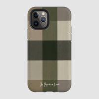 olive tough iPhone case - In Print We Trust