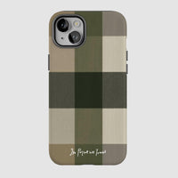 olive tough iPhone case - In Print We Trust