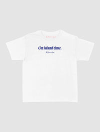 on island time baby tee - In Print We Trust