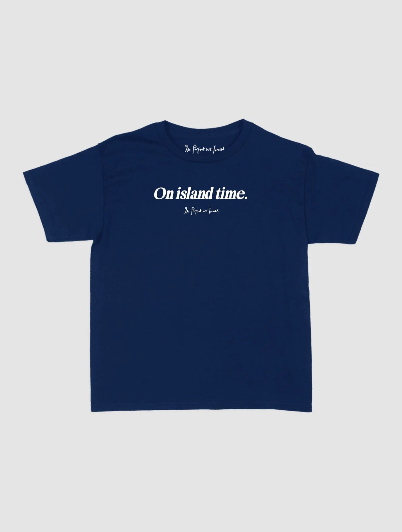 on island time baby tee - In Print We Trust
