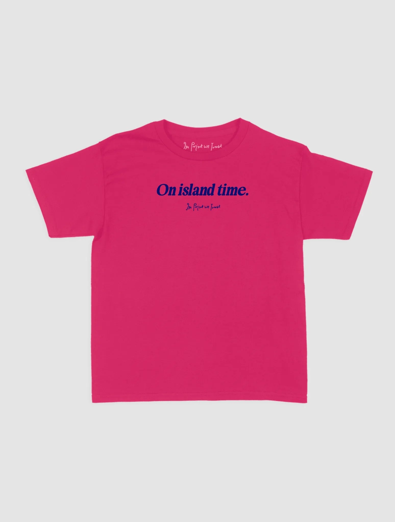 on island time baby tee - In Print We Trust