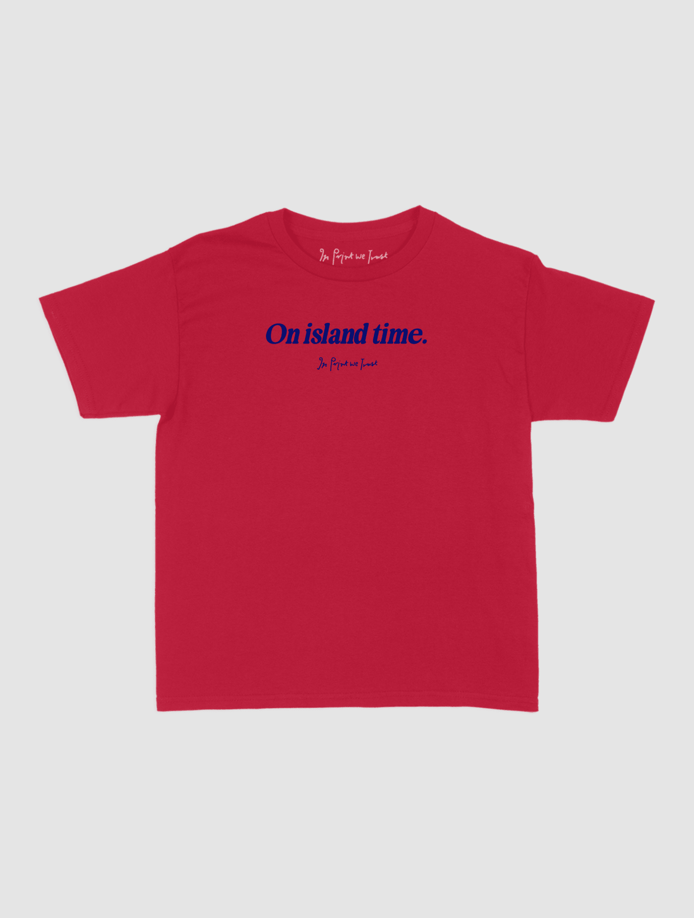 on island time baby tee - In Print We Trust
