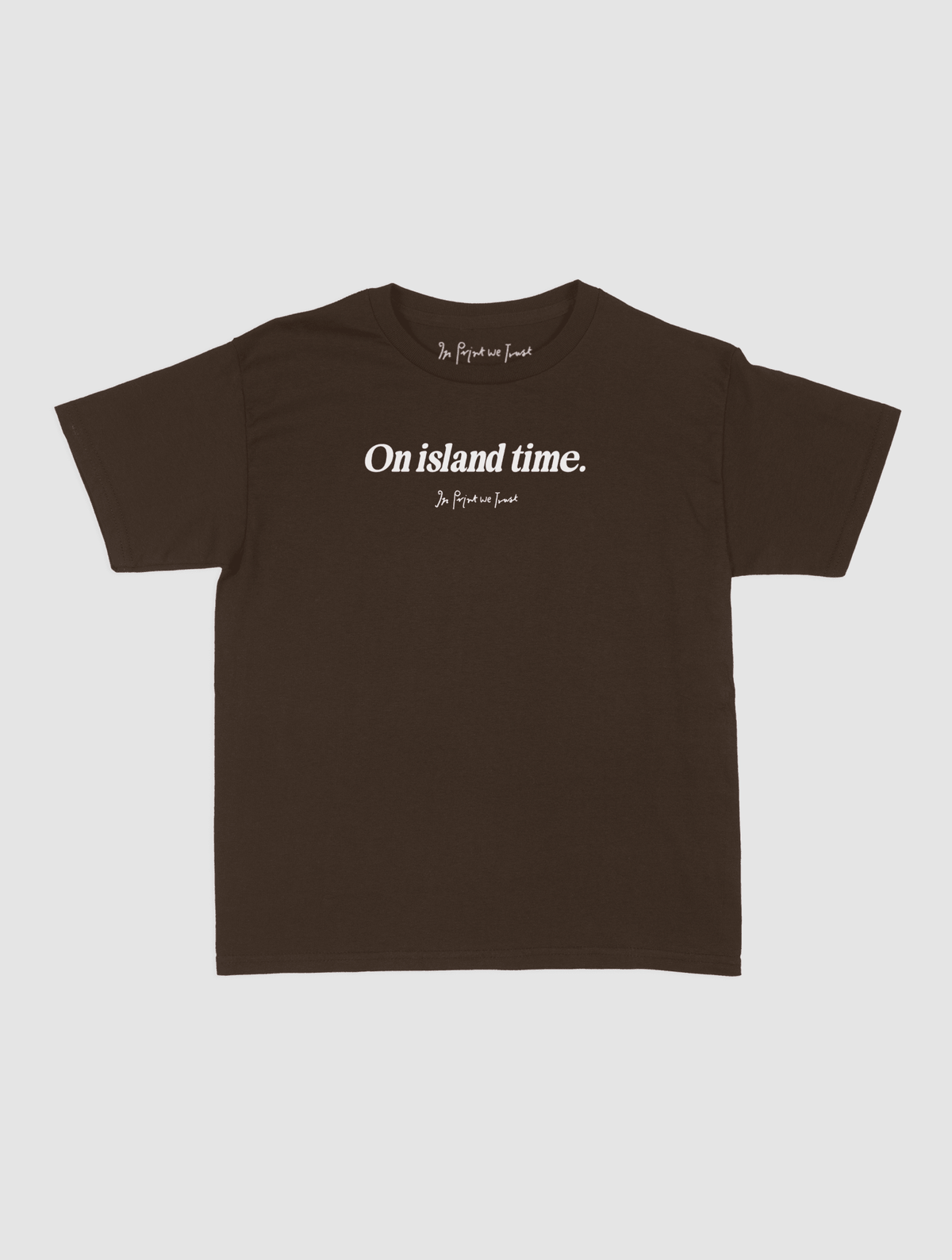 on island time baby tee - In Print We Trust