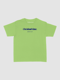on island time baby tee - In Print We Trust