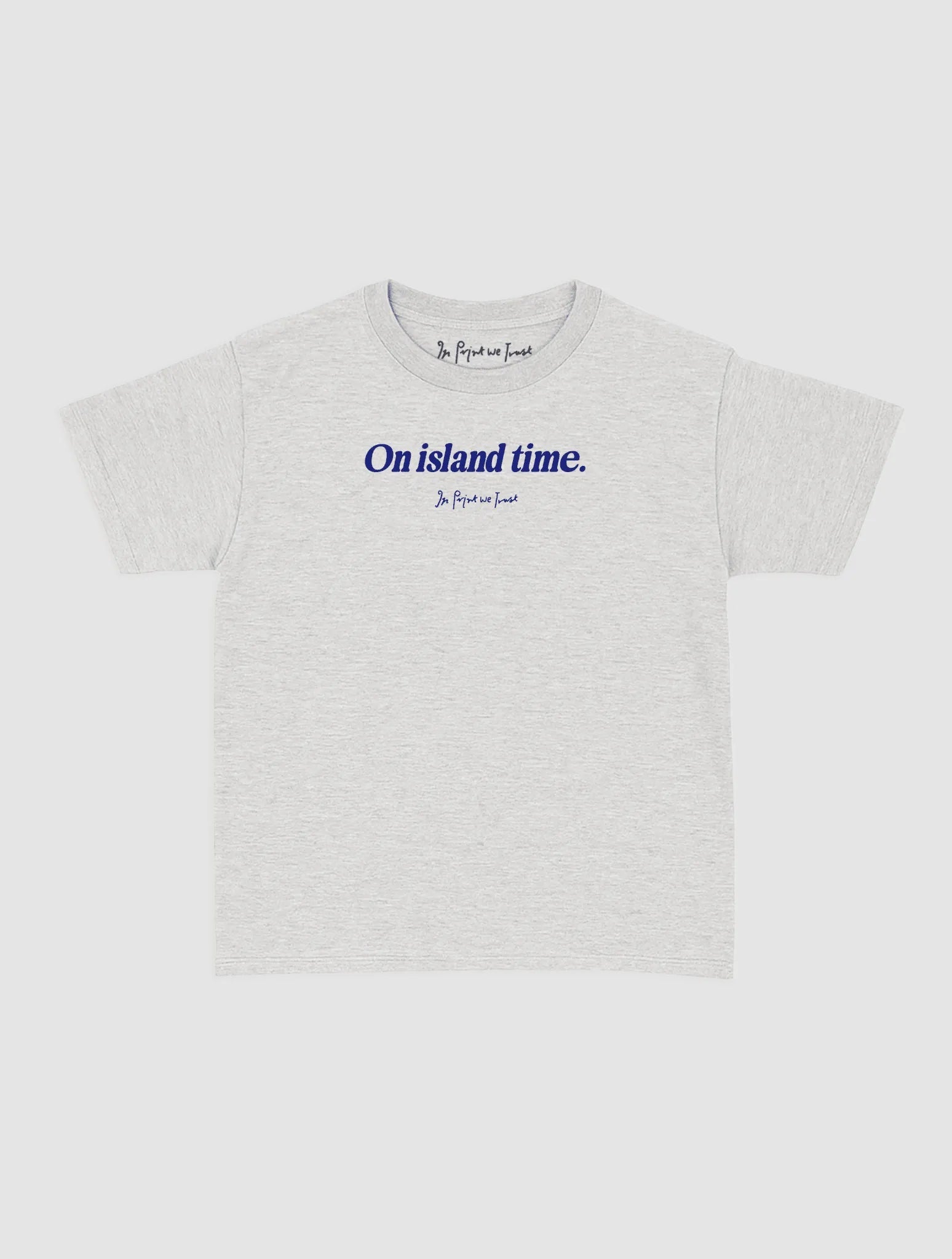 on island time baby tee - In Print We Trust