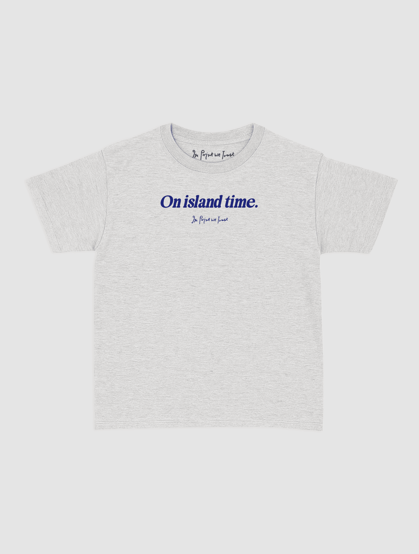 on island time baby tee - In Print We Trust