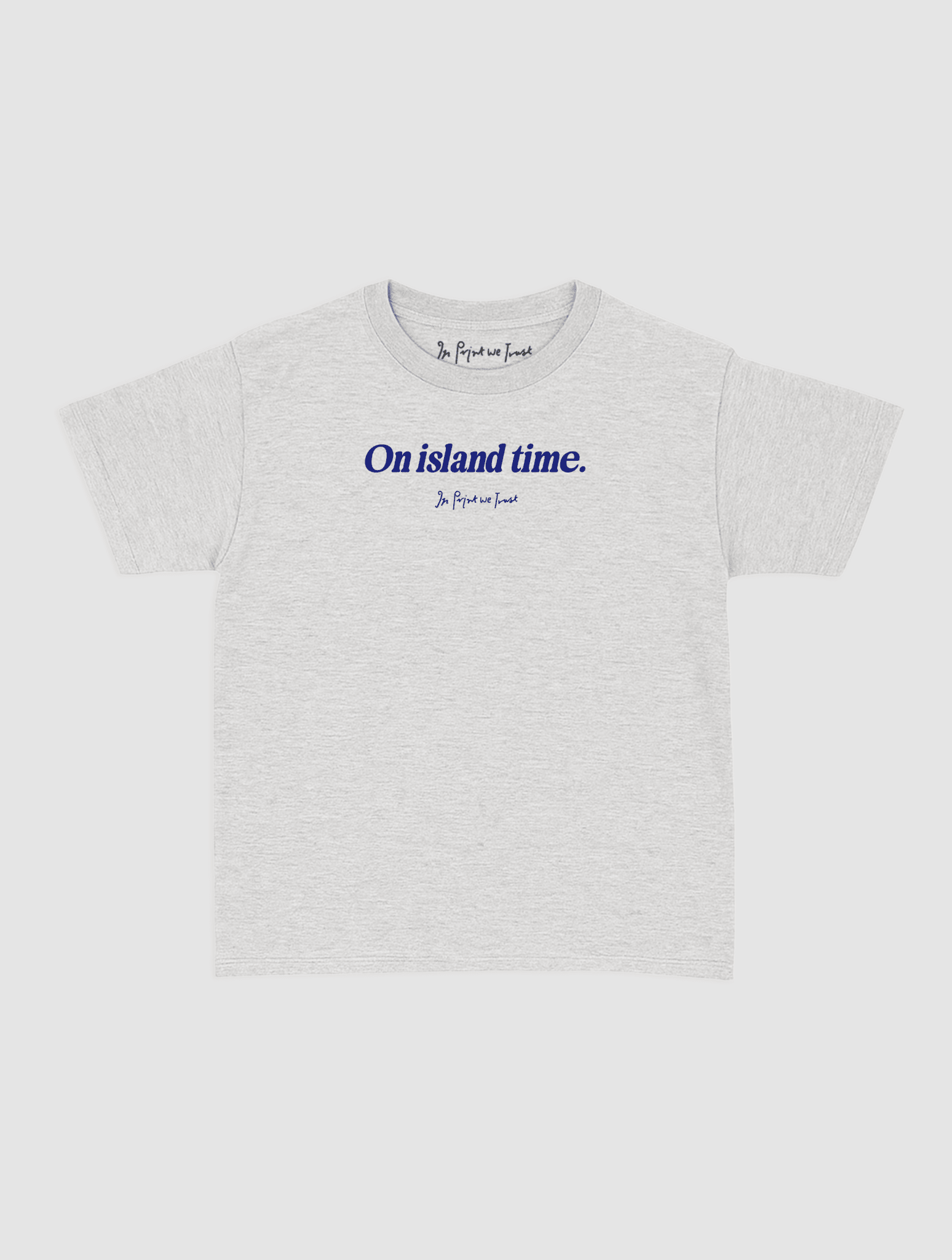 on island time baby tee - In Print We Trust