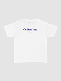 on island time baby tee - In Print We Trust