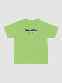 on island time baby tee - In Print We Trust
