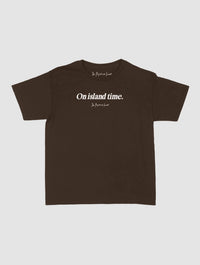 on island time baby tee - In Print We Trust