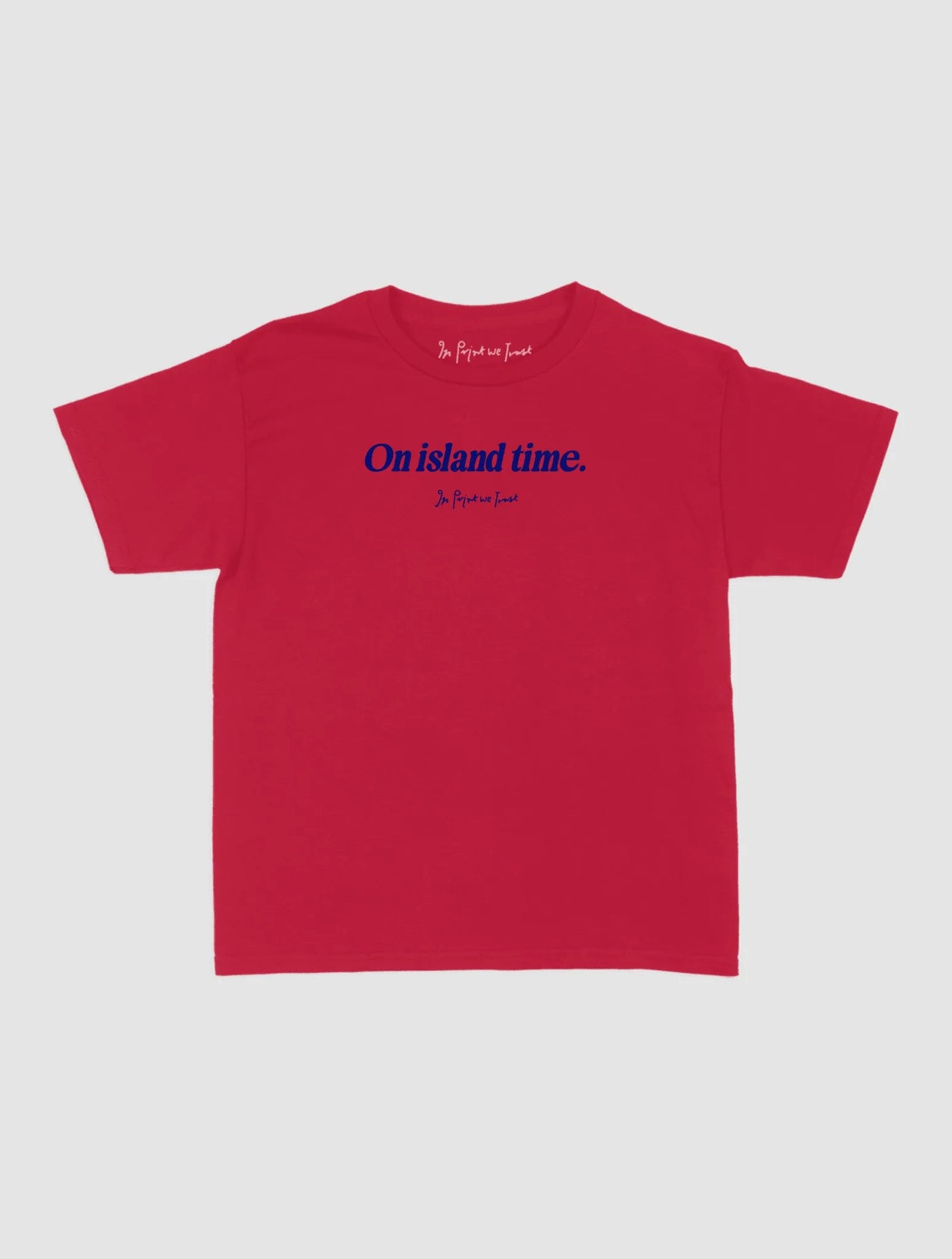 on island time baby tee - In Print We Trust