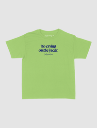 on the yacht baby tee - In Print We Trust