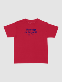on the yacht baby tee - In Print We Trust