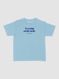 on the yacht baby tee - In Print We Trust
