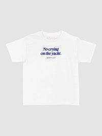 on the yacht baby tee - In Print We Trust