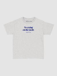 on the yacht baby tee - In Print We Trust