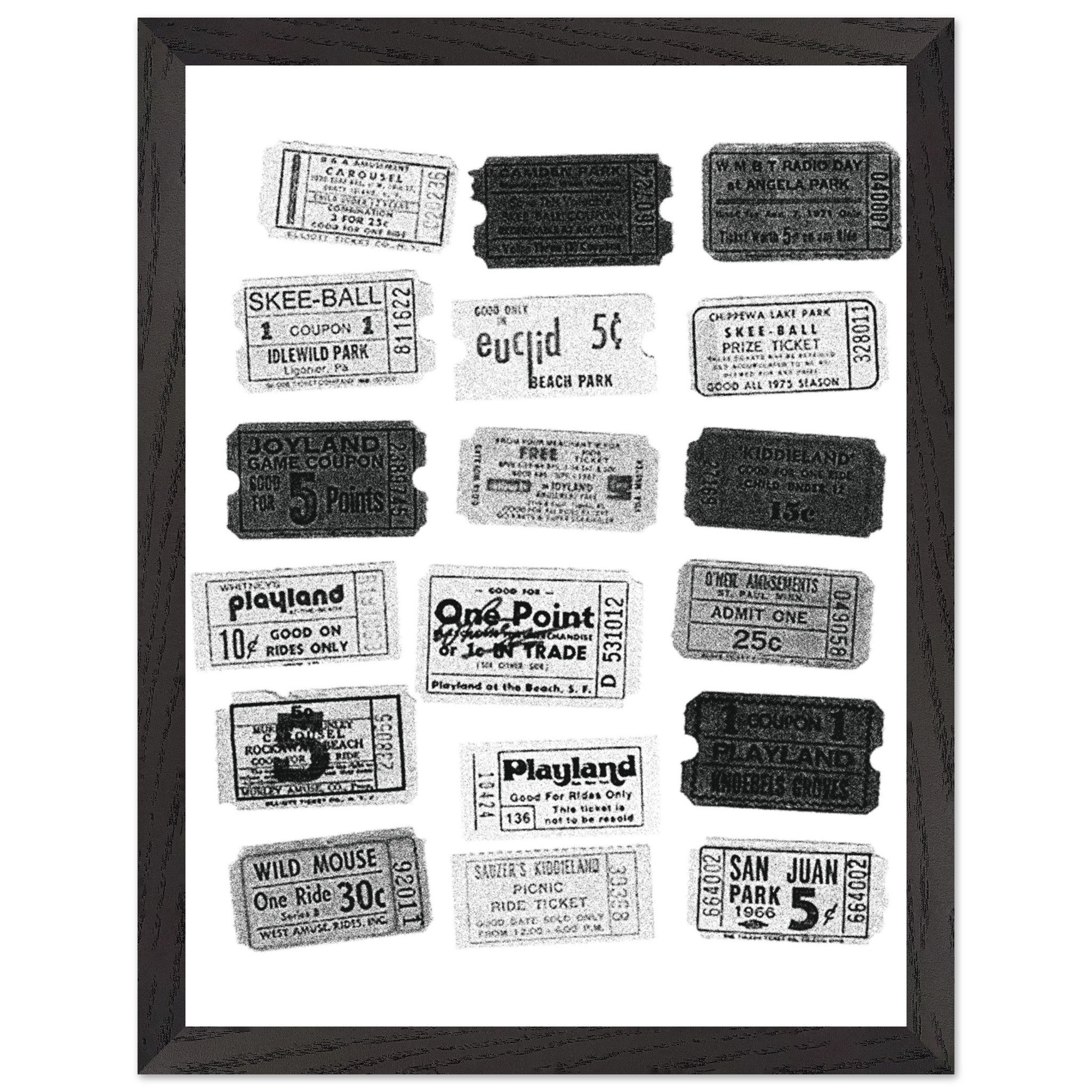 'One - Way Ticket' art print - In Print We Trust