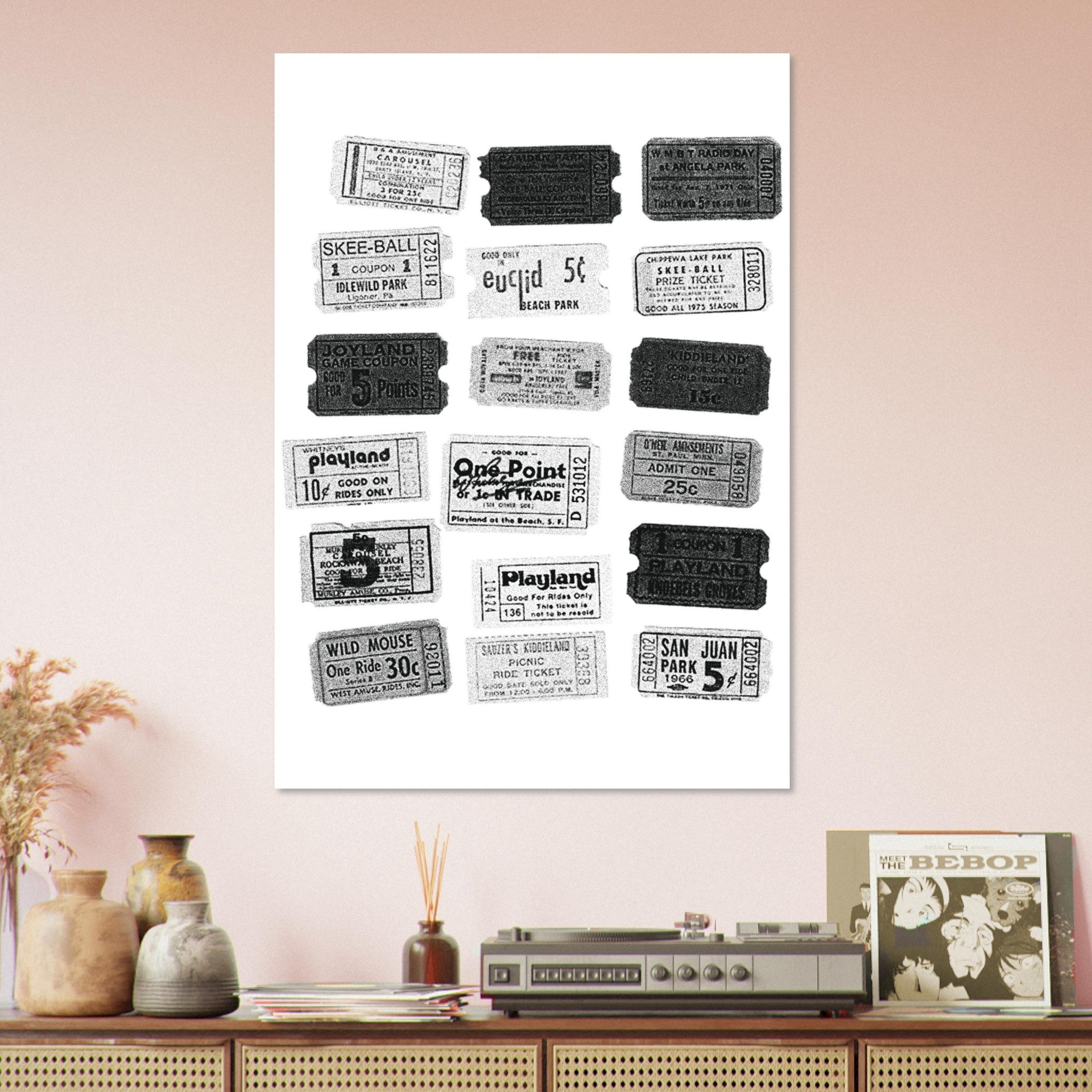 'One - Way Ticket' art print - In Print We Trust