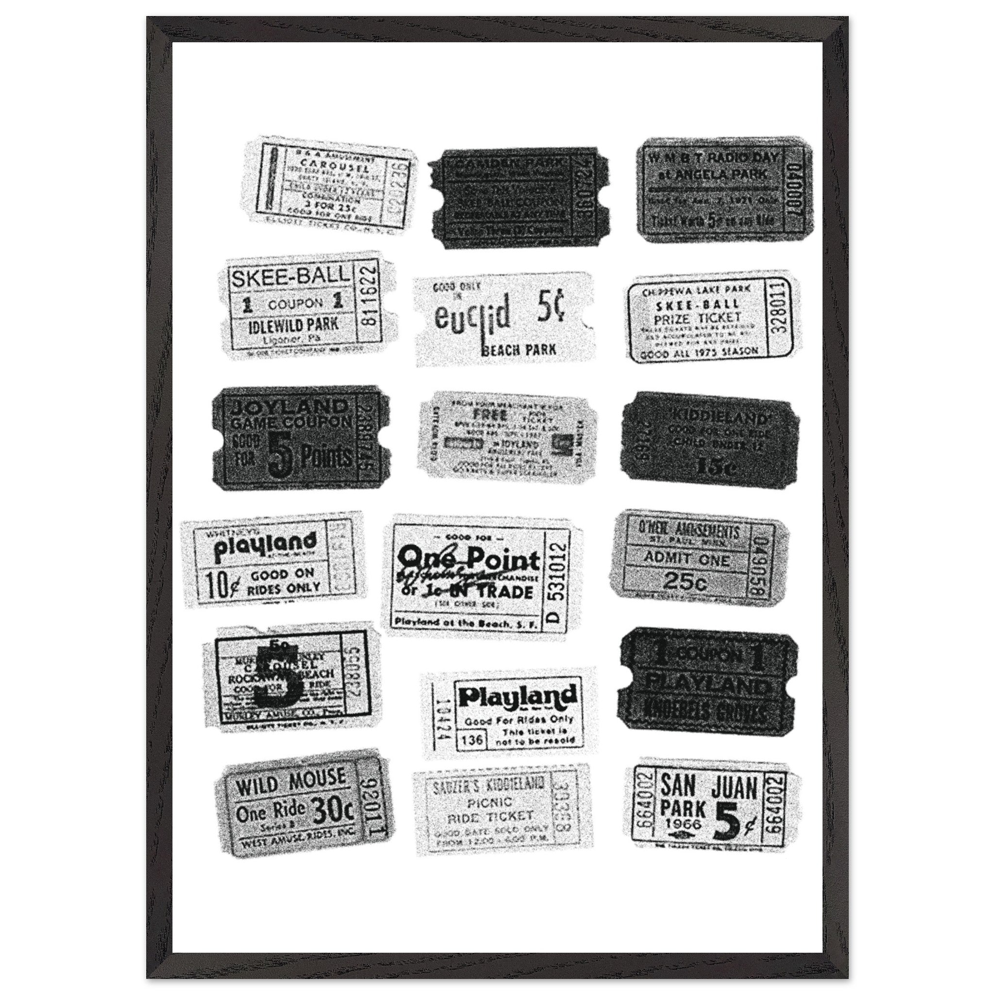 'One - Way Ticket' art print - In Print We Trust