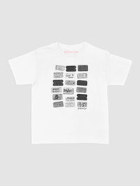 one-way ticket baby tee - In Print We Trust