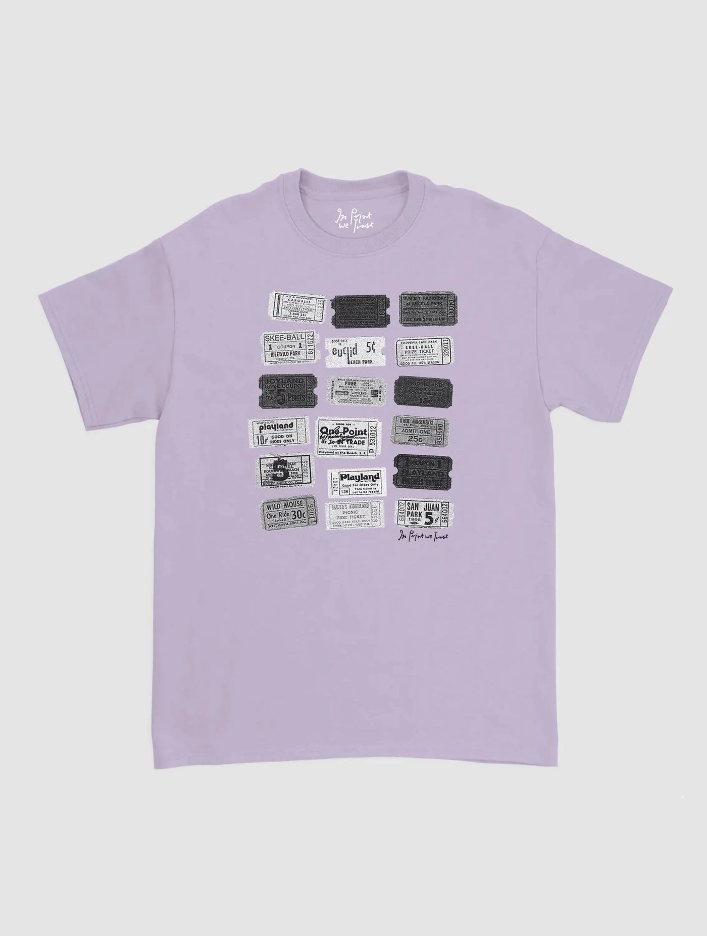 one-way ticket classic tee - In Print We Trust