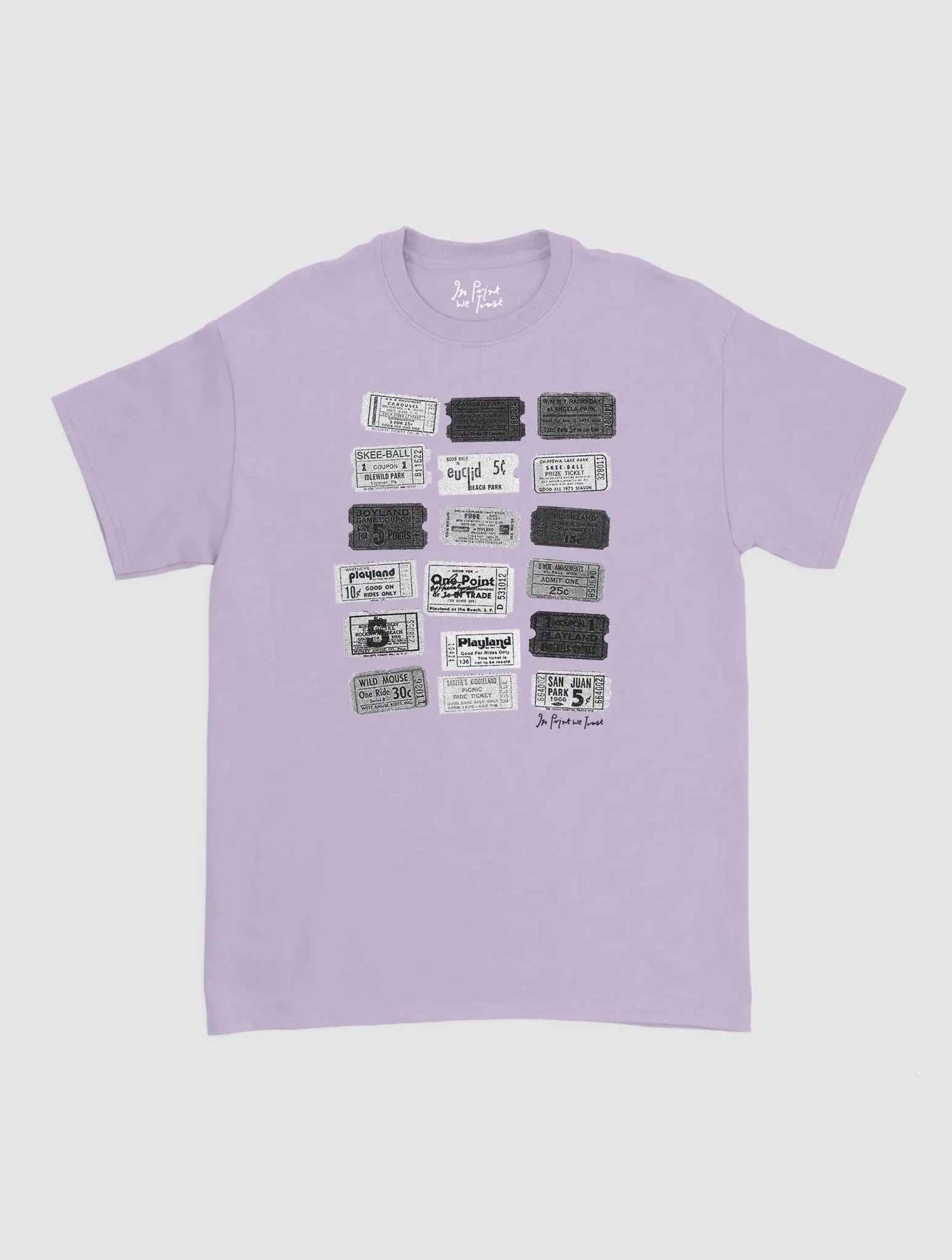 one-way ticket classic tee - In Print We Trust