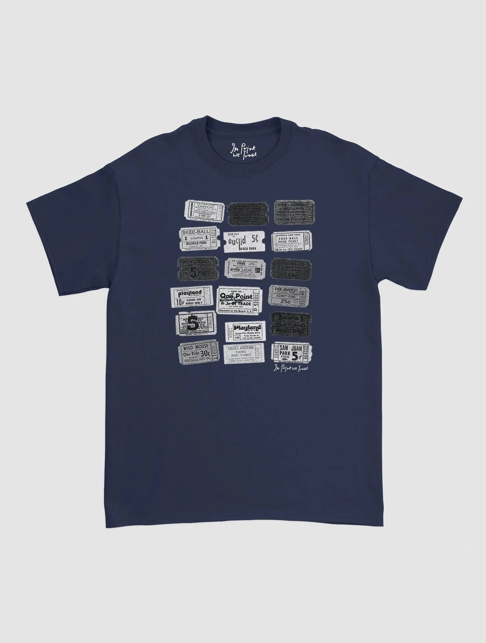 one-way ticket classic tee - In Print We Trust