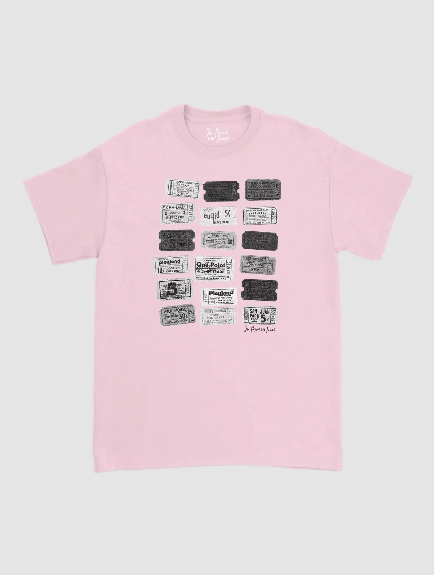 one-way ticket classic tee - In Print We Trust