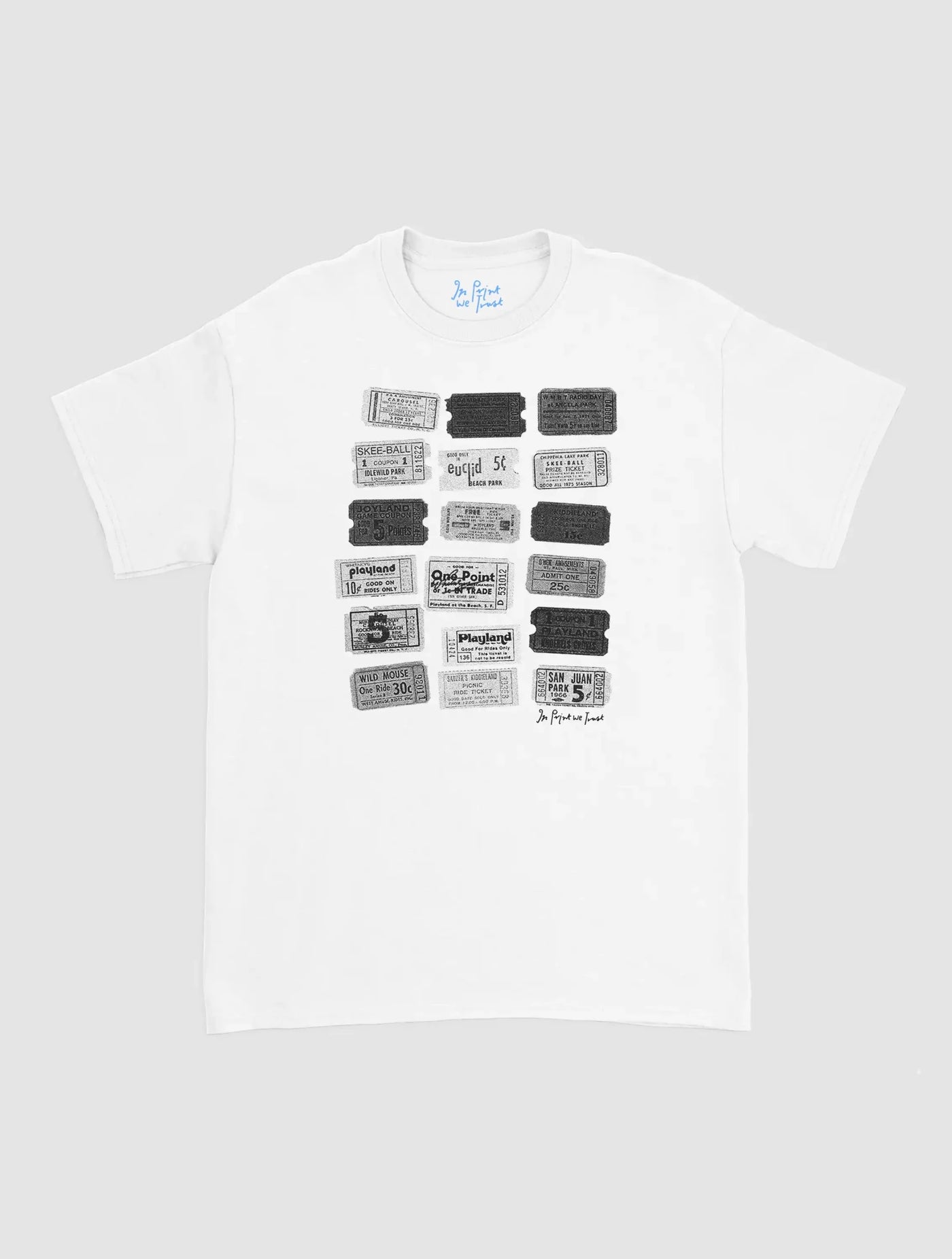 one-way ticket classic tee - In Print We Trust