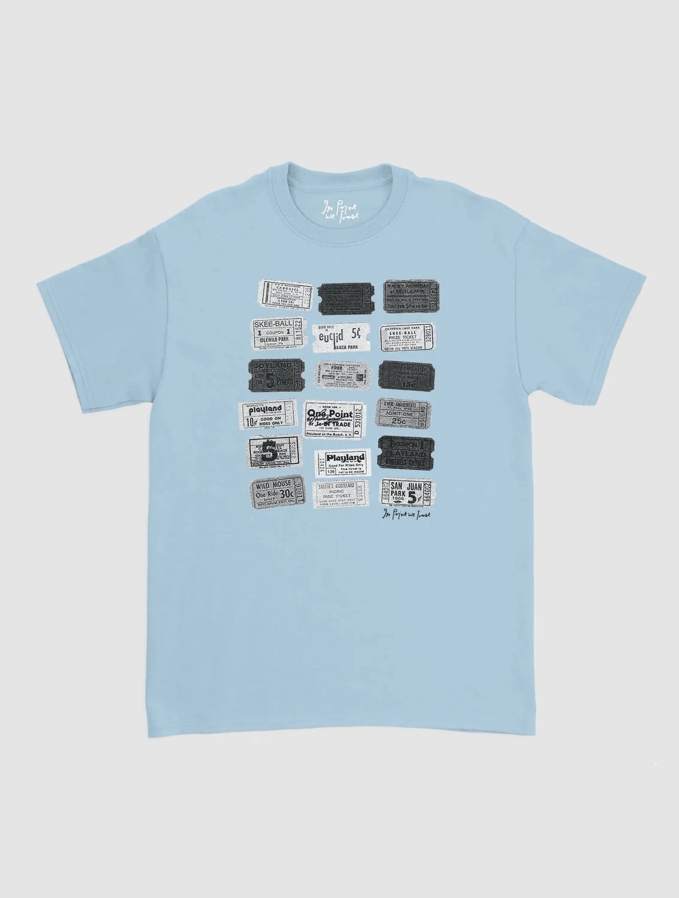 one-way ticket classic tee - In Print We Trust