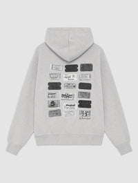 one-way ticket grey hoodie - In Print We Trust
