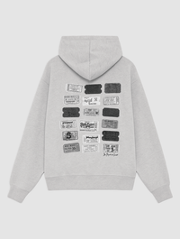one - way ticket grey hoodie - In Print We Trust